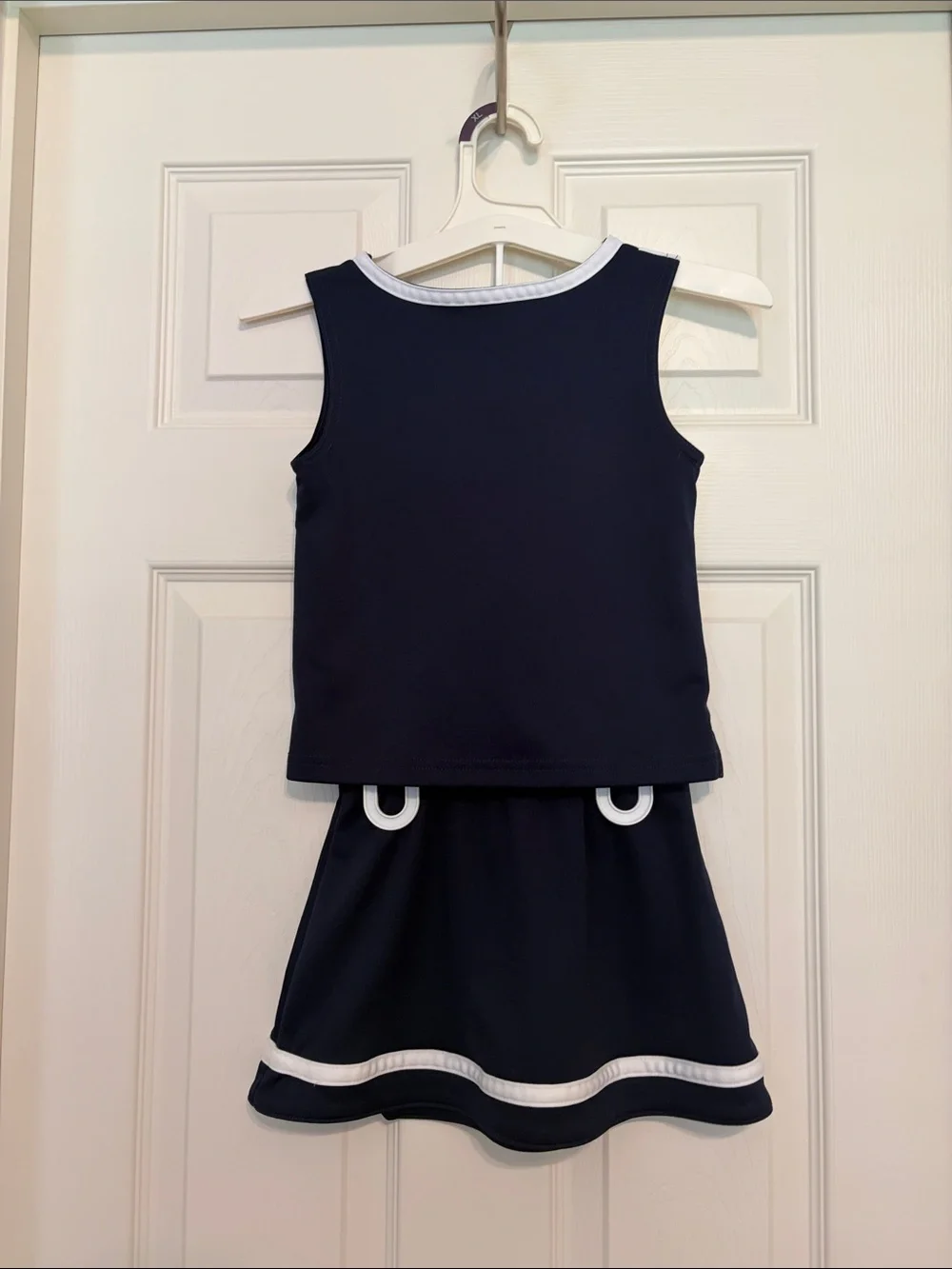 Gen2 matching Auburn cheerleader set with skirt and tank - Size 5/6